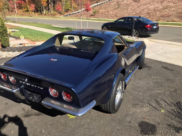 1973 Blue Chevrolet Corvette Coupe