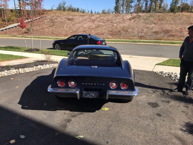 1973 Blue Chevrolet Corvette Coupe