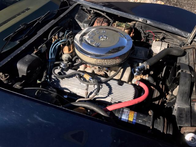 1973 Blue Chevrolet Corvette Coupe