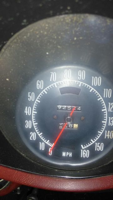 1973 Red Chevrolet Corvette T-top coupe