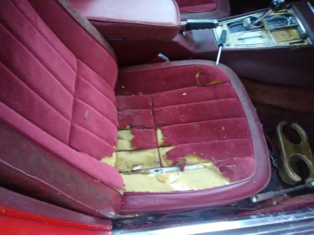 1973 Red Chevrolet Corvette T-top coupe