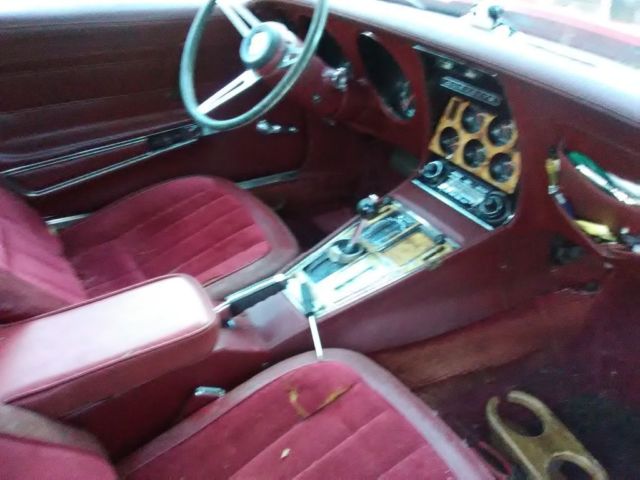 1973 Red Chevrolet Corvette T-top coupe