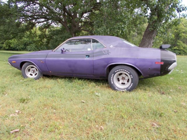 1973 Purple Dodge Challenger Fastback