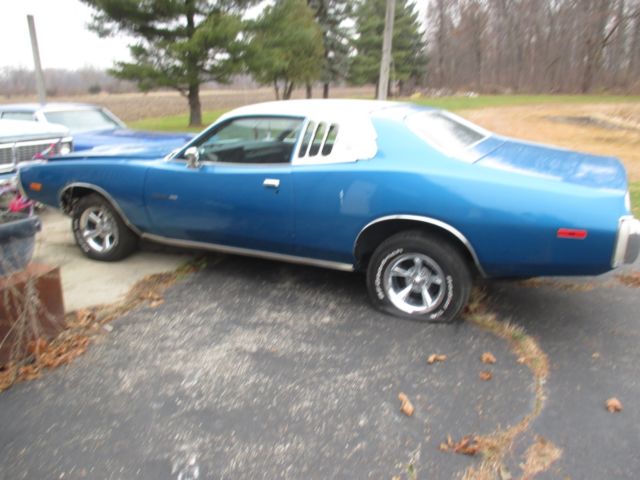 1973 Blue Dodge Charger Coupe