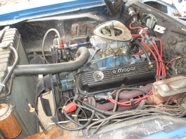 1973 Blue Dodge Charger Coupe