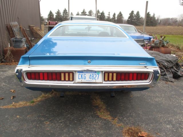 1973 Blue Dodge Charger Coupe