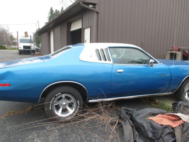 1973 Blue Dodge Charger Coupe