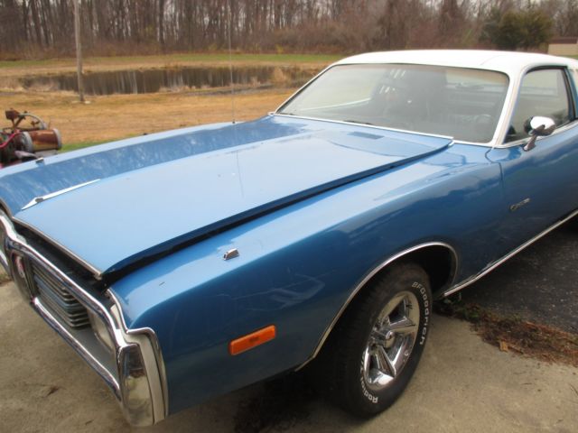 1973 Blue Dodge Charger Coupe
