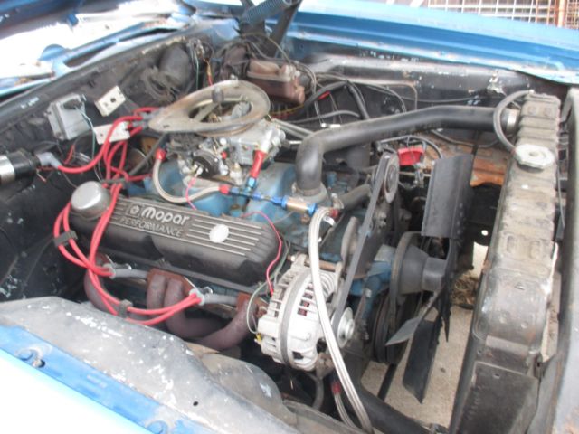 1973 Blue Dodge Charger Coupe