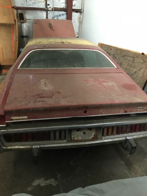 1973 Yellow Dodge Charger Coupe