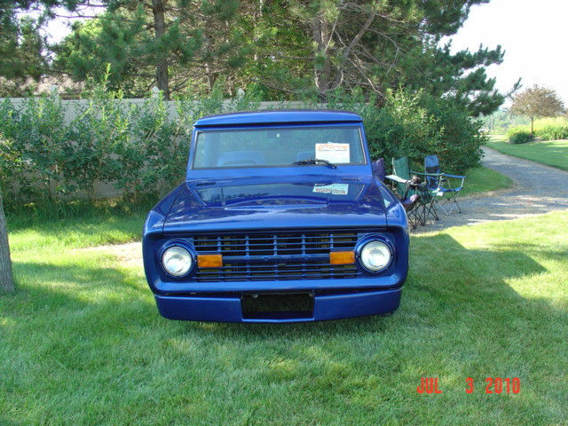 1973 Blue Ford Bronco Chopped half cab