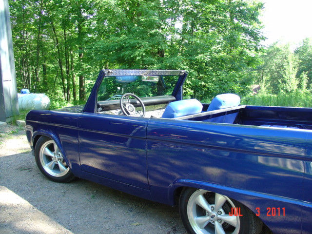 1973 Blue Ford Bronco Chopped half cab