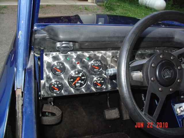 1973 Blue Ford Bronco Chopped half cab