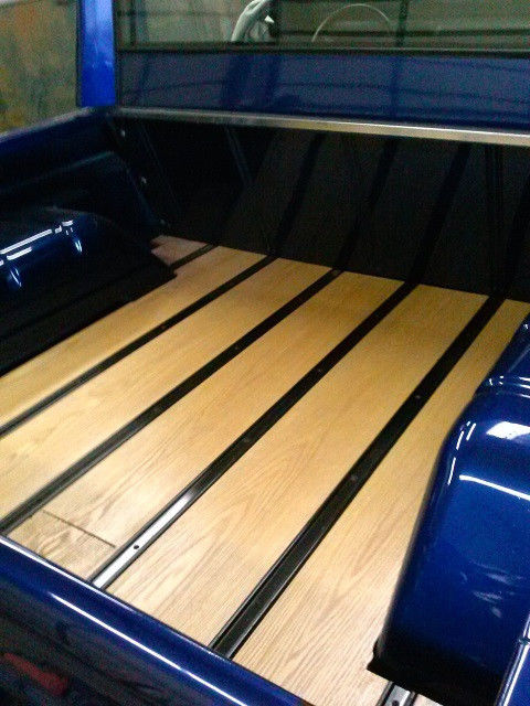 1973 Blue Ford Bronco Chopped half cab