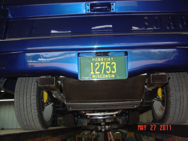 1973 Blue Ford Bronco Chopped half cab