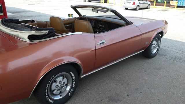 1973 Brown Ford Mustang Convertible