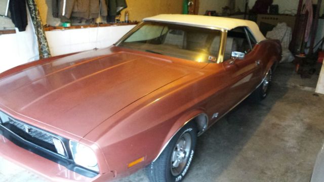 1973 Brown Ford Mustang Convertible