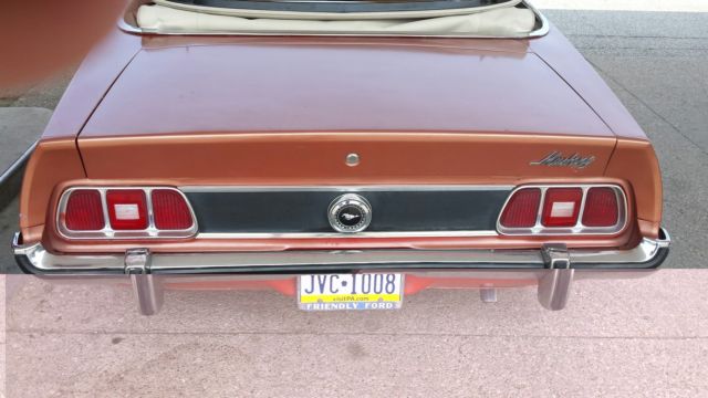 1973 Brown Ford Mustang Convertible