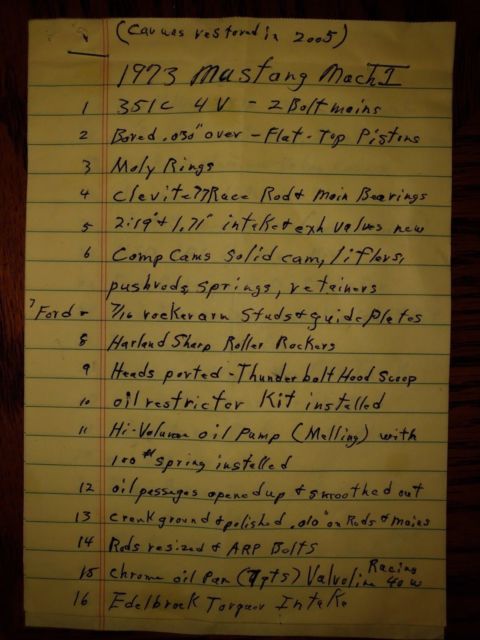 1973 Blue Ford Mustang Fastback