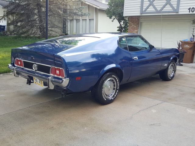 1973 Blue Ford Mustang Fastback
