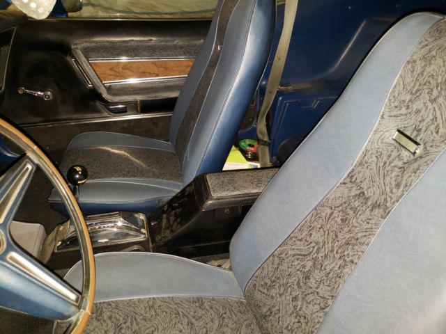 1973 Blue Ford Mustang Fastback