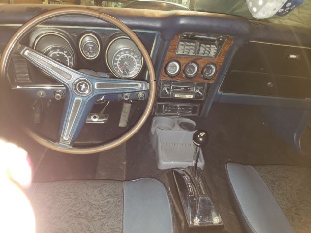 1973 Blue Ford Mustang Fastback