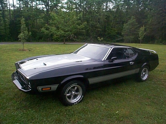 1973 Black Ford Mustang Fastback