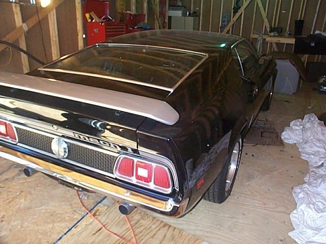 1973 Black Ford Mustang Fastback