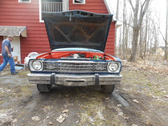 1973 Black Plymouth Duster Coupe