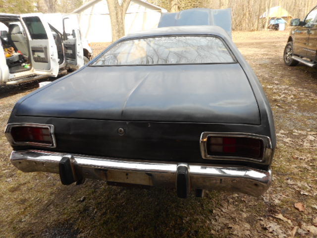 1973 Black Plymouth Duster Coupe