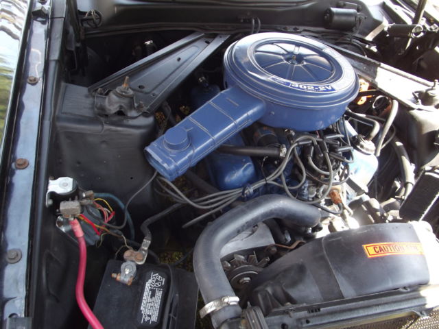 1973 Black Ford Mustang Convertible