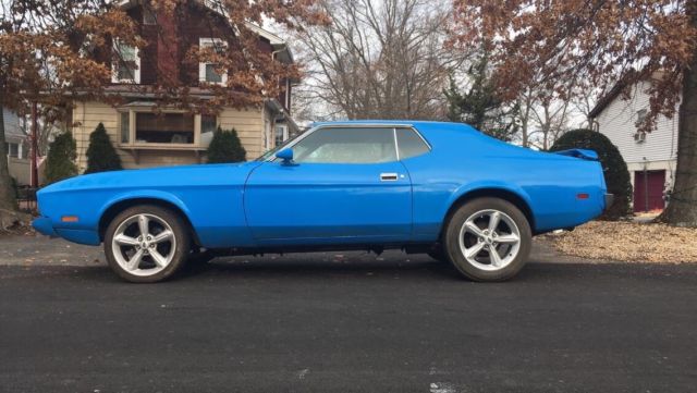 1973 Blue Ford Mustang Coupe