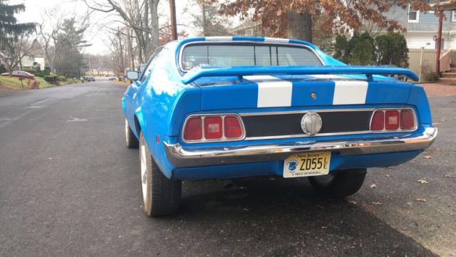 1973 Blue Ford Mustang Coupe