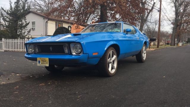 1973 Blue Ford Mustang Coupe