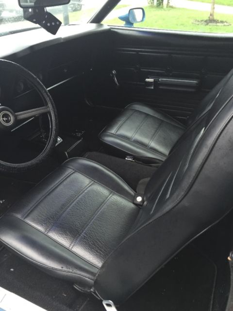 1973 Blue Ford Mustang