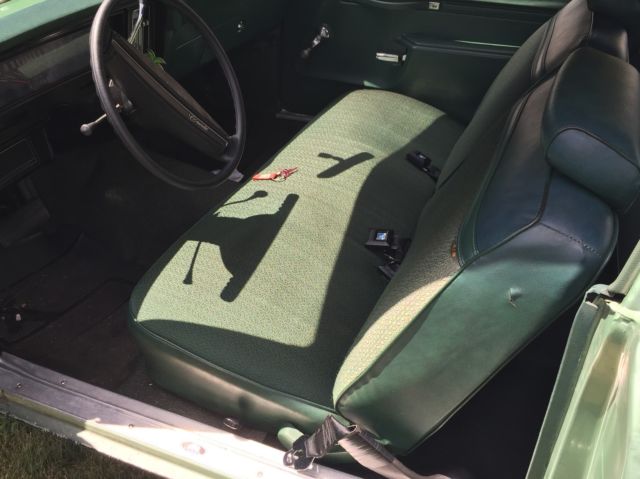 1973 Light green metallic Chevrolet Nova Coupe