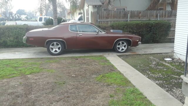 1973 Brown Plymouth Satellite Coupe