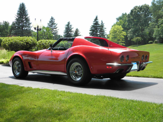 1973 RED Chevrolet Corvette COUPE