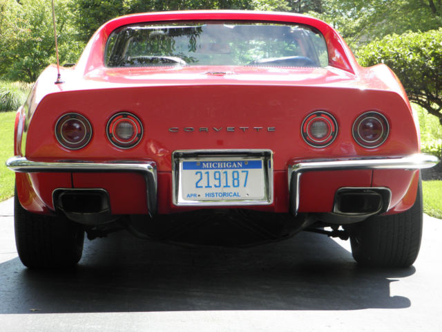 1973 RED Chevrolet Corvette COUPE