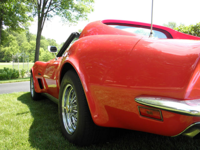 1973 RED Chevrolet Corvette COUPE