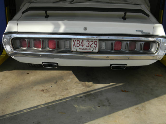 1973 white/black Dodge Charger Coupe