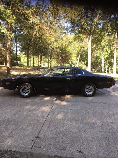 1973 Black Dodge Charger Coupe