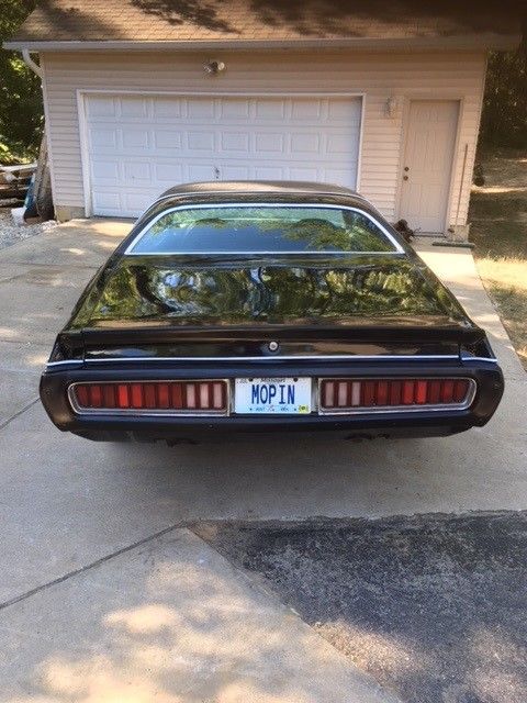 1973 Black Dodge Charger Coupe