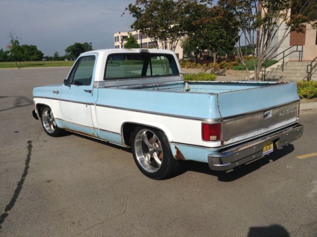 1973 Blue Chevrolet C-10 Standard Cab Pickup