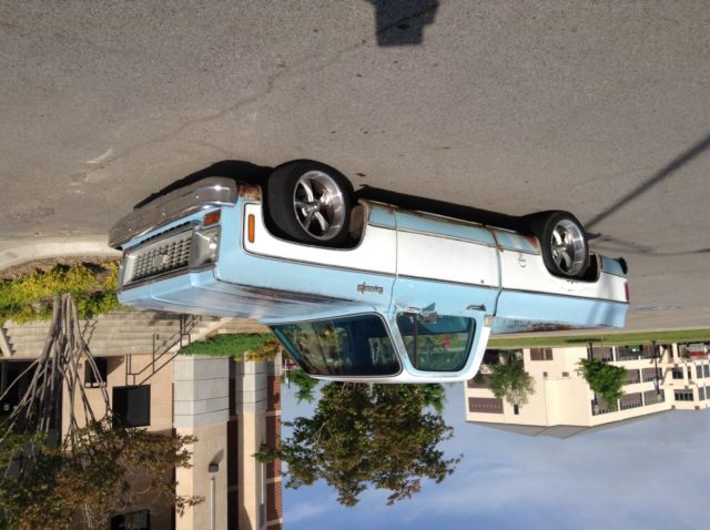 1973 Blue Chevrolet C-10 Standard Cab Pickup