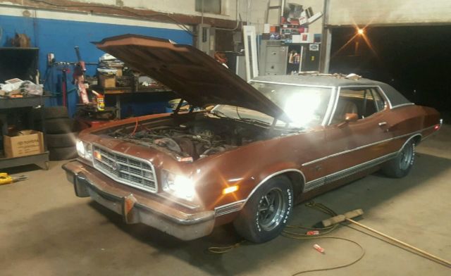 1973 Tan Ford Torino Coupe