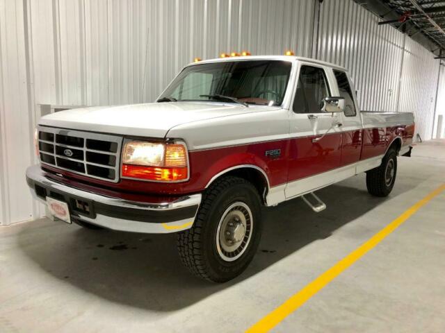 1994 Red Ford F-250 Extended Cab Pickup