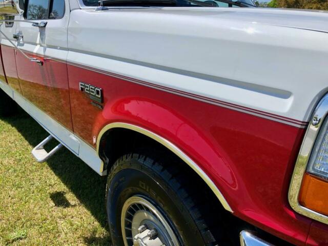 1994 Red Ford F-250 Extended Cab Pickup