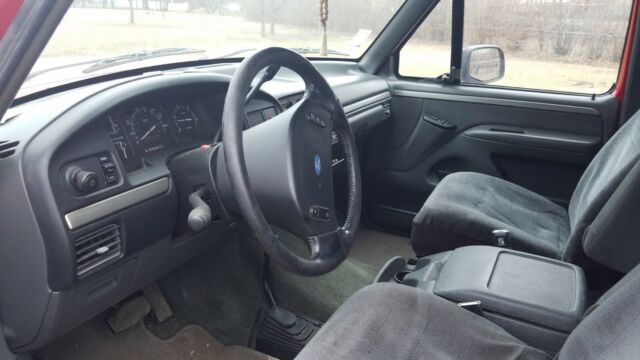 1993 Red Ford F-250 Extended Cab Pickup