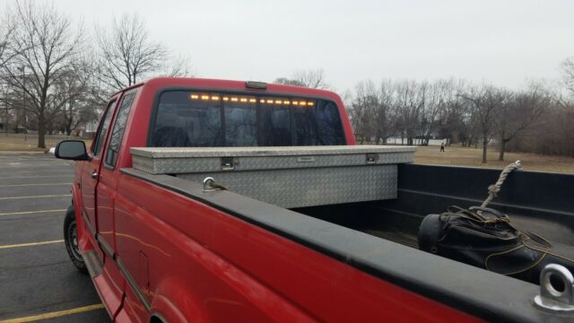1993 Red Ford F-250 Extended Cab Pickup